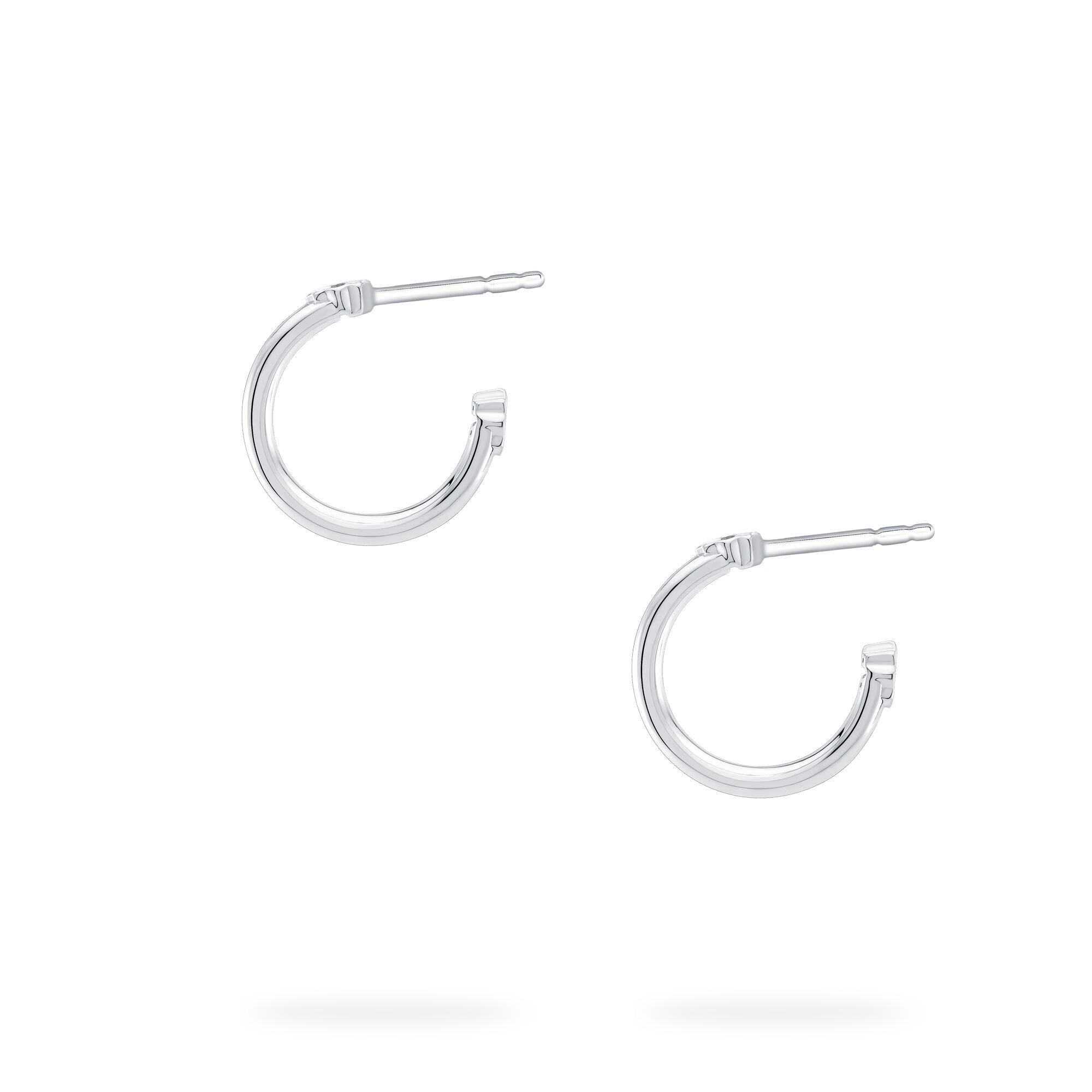 Sterling Silver Muse Polished Hoop Earrings Maison Birks